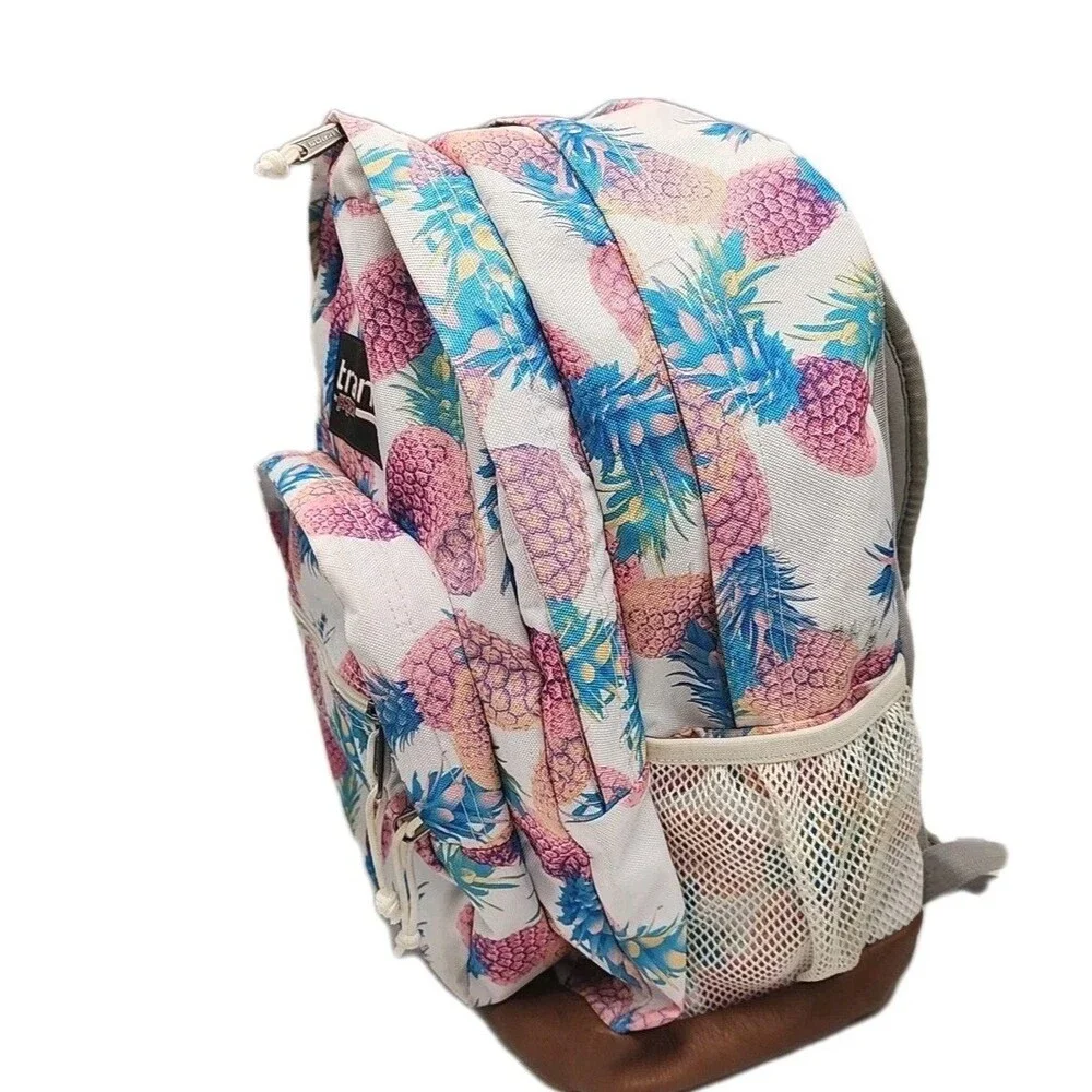Jansport Trans Backpack Bag Tote Pink Pineapple School 18